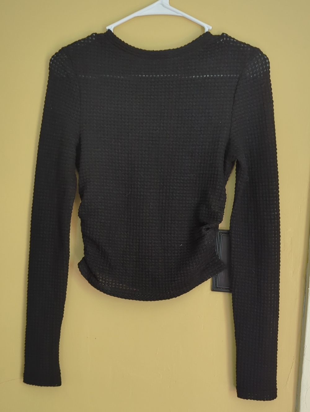 Commense Brand Black Long Sleeve Knit Top